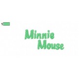 Minnie Mouse Name Embroidery Design